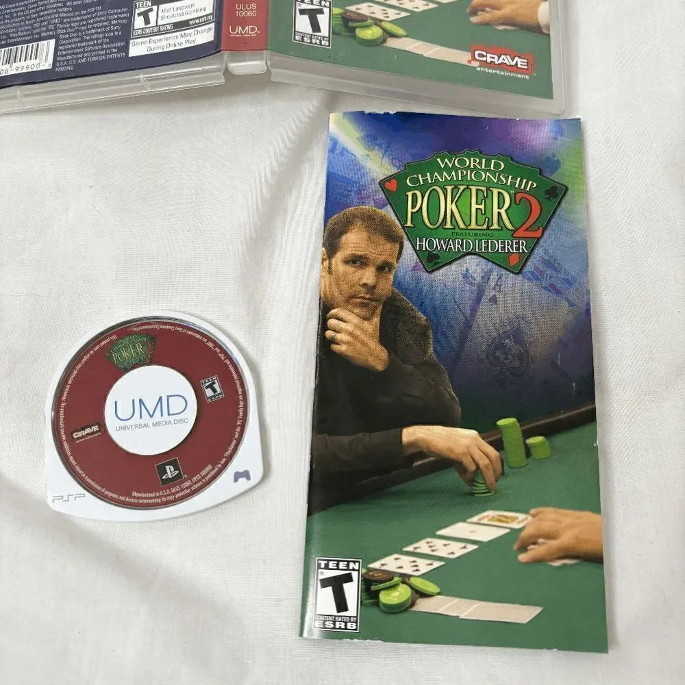 World Championship Poker 2‎ (Sony PSP, 2005) Complete & Tested
